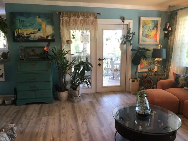 Entryway featuring hardwood / wood-style floors