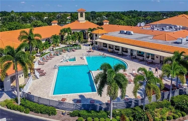 View of pool