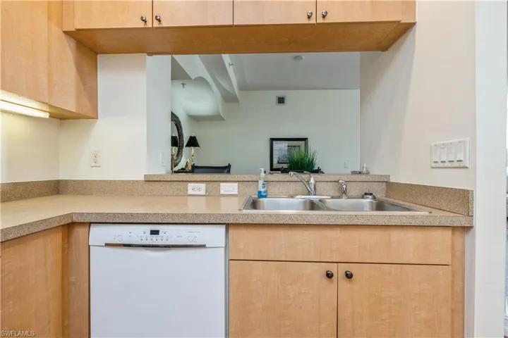 Looking into dining area