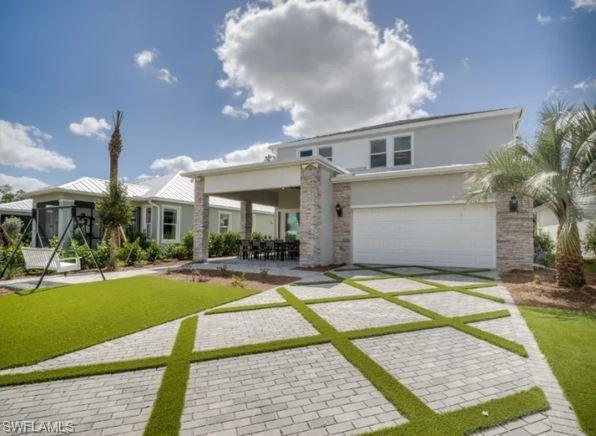 Oakview exterior - synthetic turf lawn