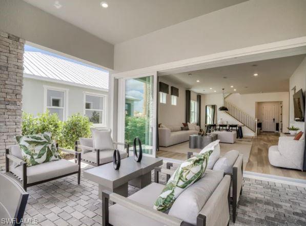 Covered patio