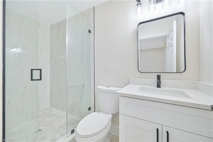 unit A primary bathroom