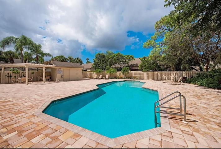 One of 2 community heated pools