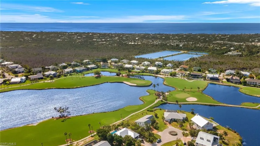 Aerial View Dunes Golf