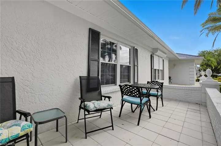 View of patio