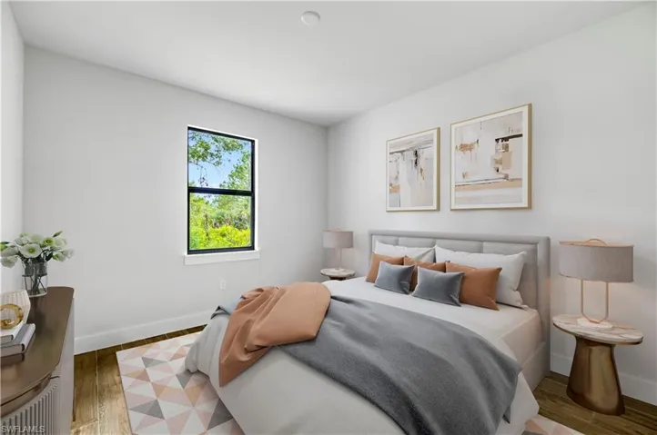 Picture digitally staged from a model home