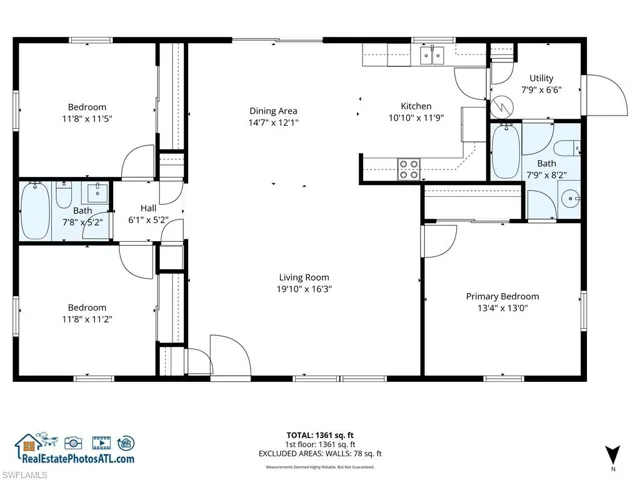 View of floor plan / room layout