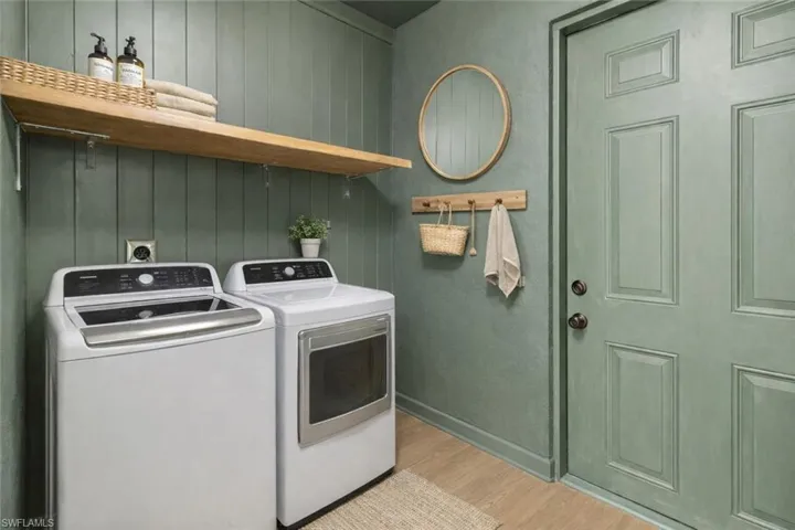 Laundry room-staged.