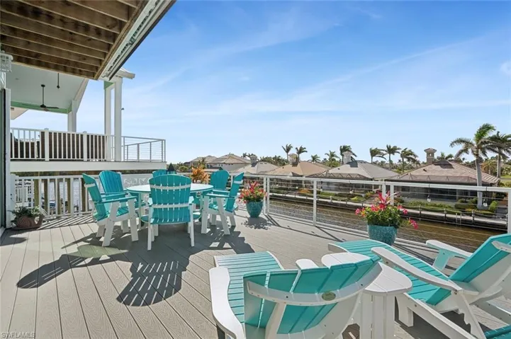 View of deck