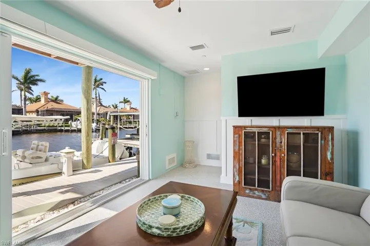 Boaters Den featuring Sliding window wall to Captain's walk & dock