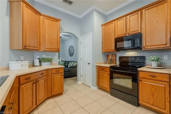 Opens into main living area.