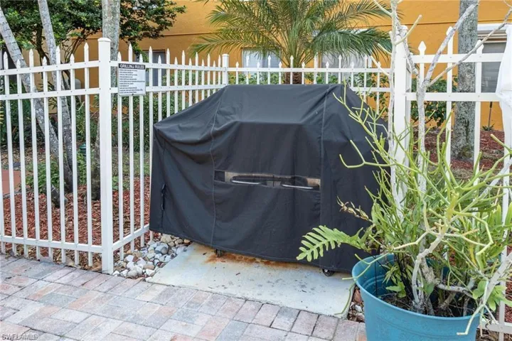 Exterior details featuring fence