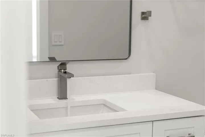 Room details with vanity