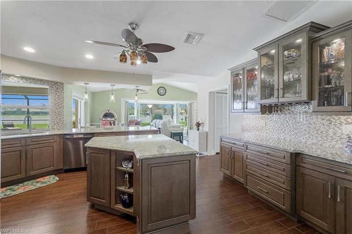 Island for extra counter space
