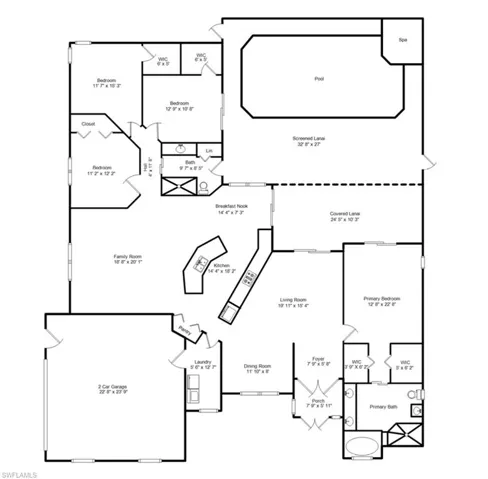 View of home floor plan