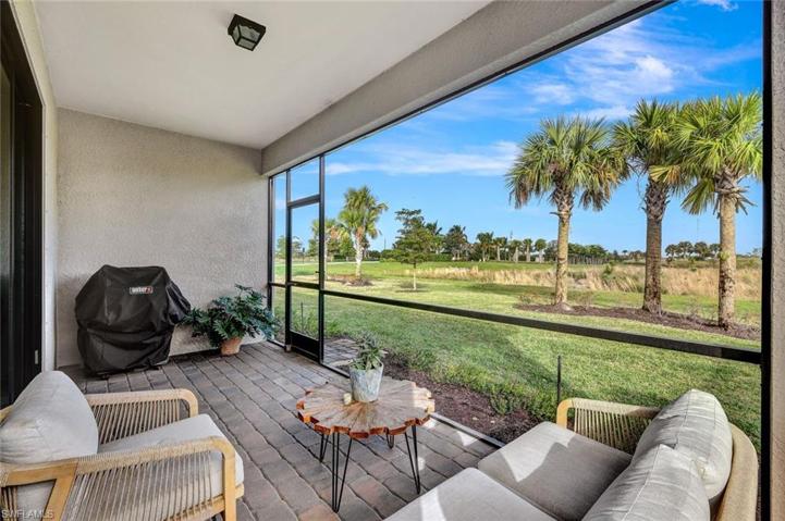 Peaceful and serene view from the lanai.