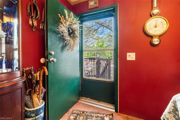 Entryway with carpet