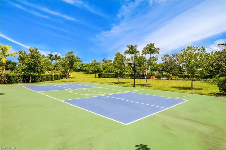 Basketball court located near Kids Cove