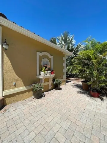 View of patio