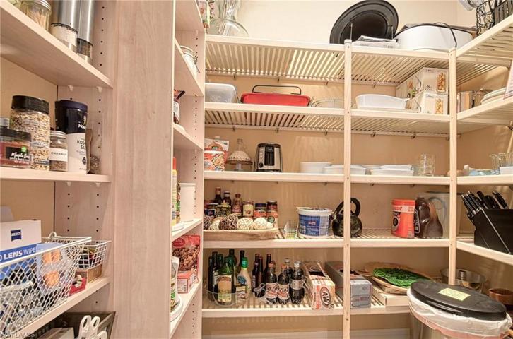 LARGE pantry not often found in this floorplan
