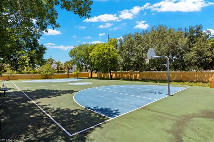 Community basketball court