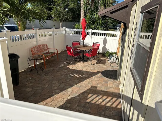 View of patio