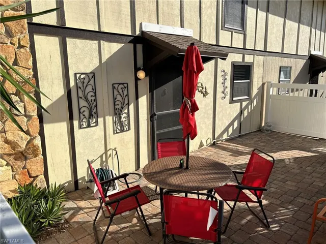 View of patio