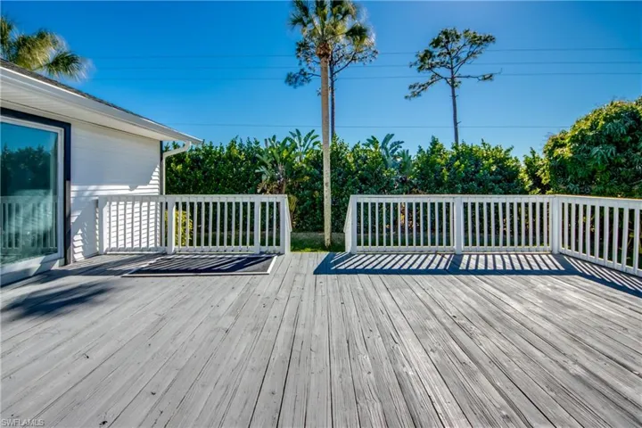 View of deck