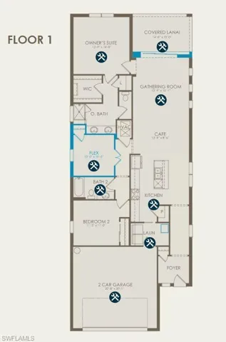 Hallmark - Floor Plan with chosen options