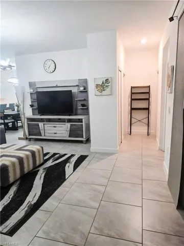 Living room featuring baseboards