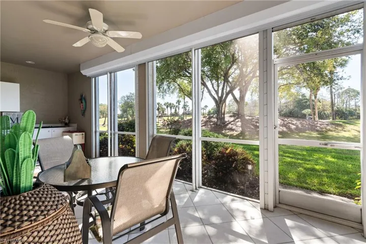 Outdoor grill and electric hurricane shutters.