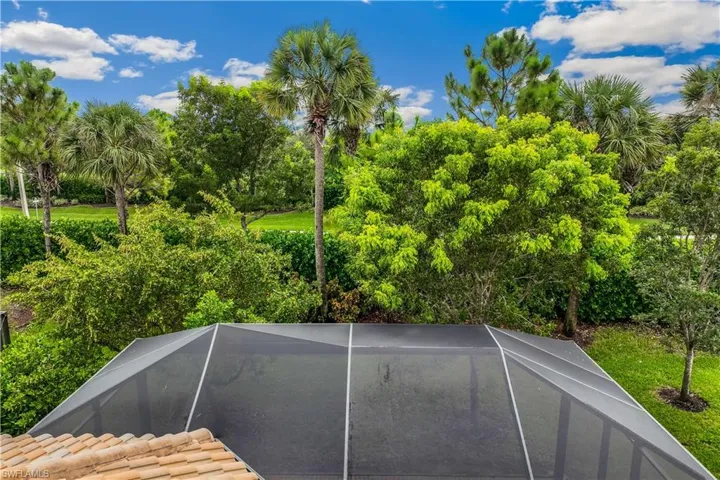 Lush landscape provides privacy