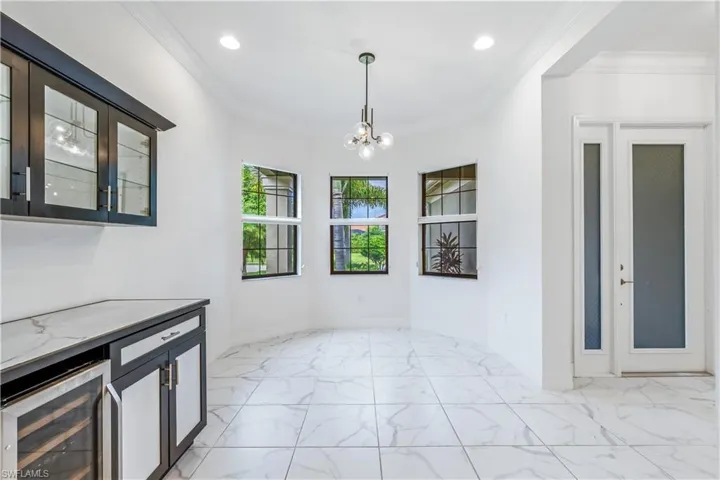 Notice floorplan enhancement that opens up the space
