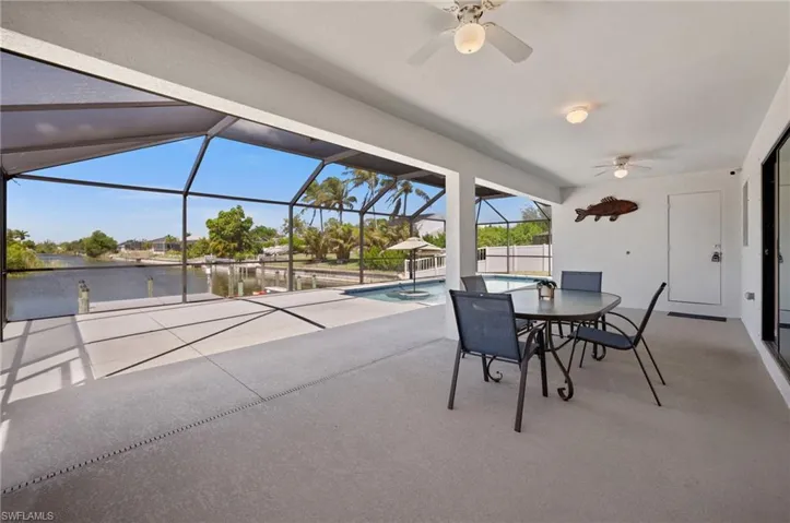Have lunch on the Lanai, just steps from the pool