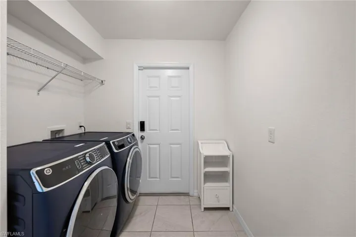 Inside Laundry room