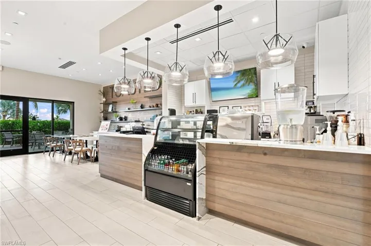 Coffee bar in Clubhouse