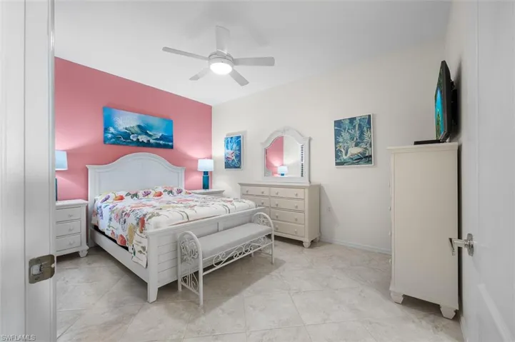 Primary Bedroom with tile