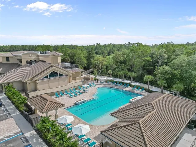 View of new resort swimming pool