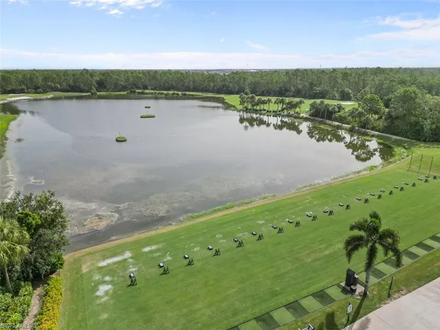 Water view at driving range