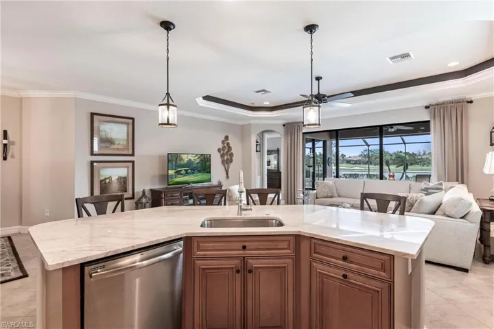 Gourmet Kitchen Open to Great Room