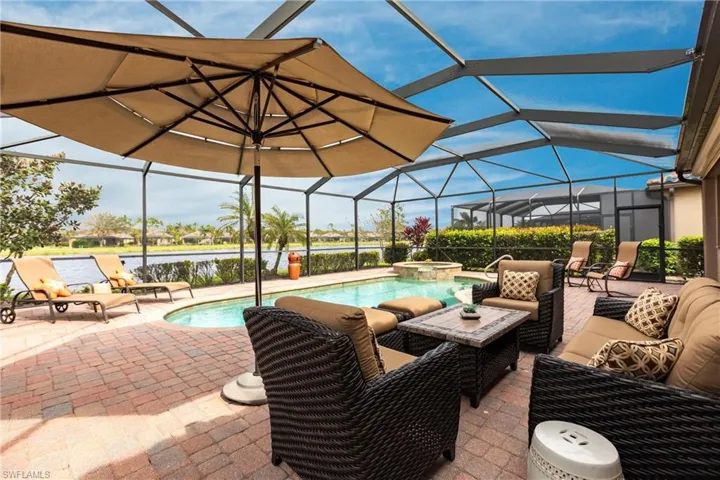 Lanai with Pool, Spa, and Outdoor Seating