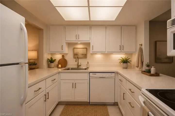 Kitchen v staged
