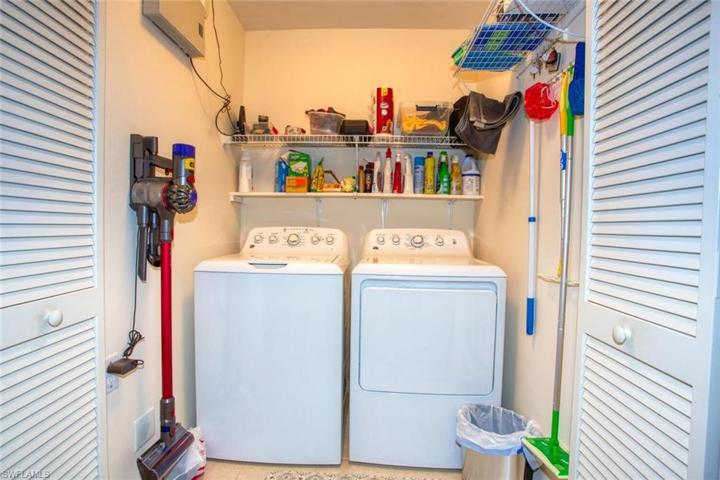 Laundry closet