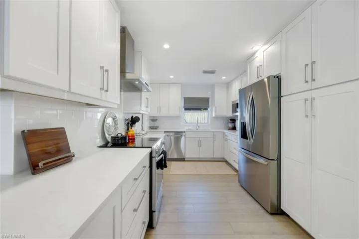 Enjoy cooking in your beautiful white and bright kitchen!