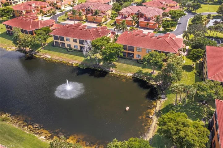 Bird's eye view of a large body of water