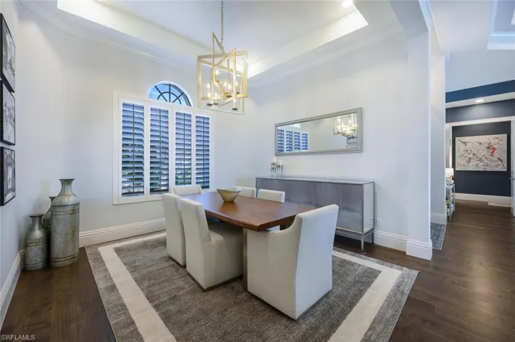 Formal Dining Room with easy access to the Kitchen