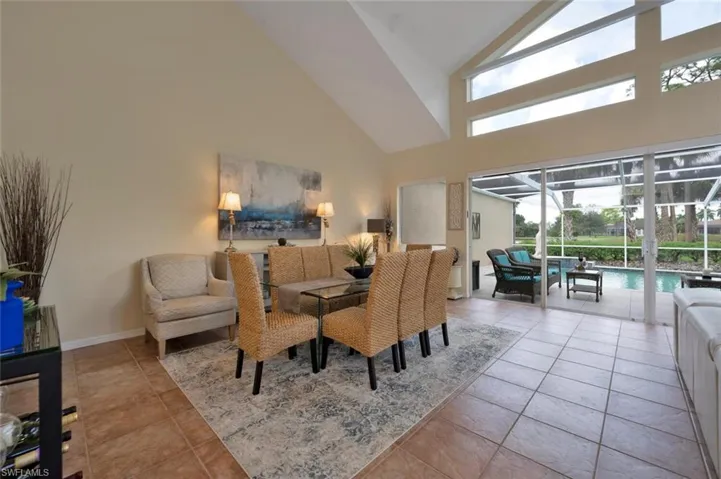 Formal dining area