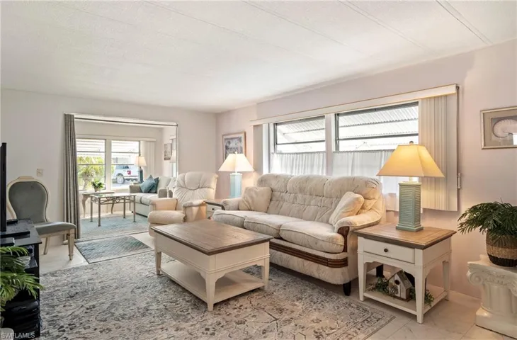 Living area featuring plenty of natural light