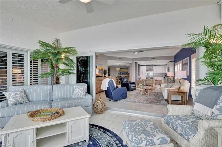 Balcony looking to the Living Room & Kitchen