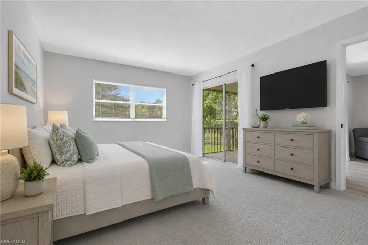 Virtually Staged Primary Bedroom
